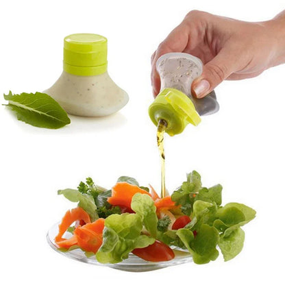 Portable Mini Silicone Salad Dressing Squeeze Bottle