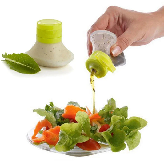 Portable Mini Silicone Salad Dressing Squeeze Bottle