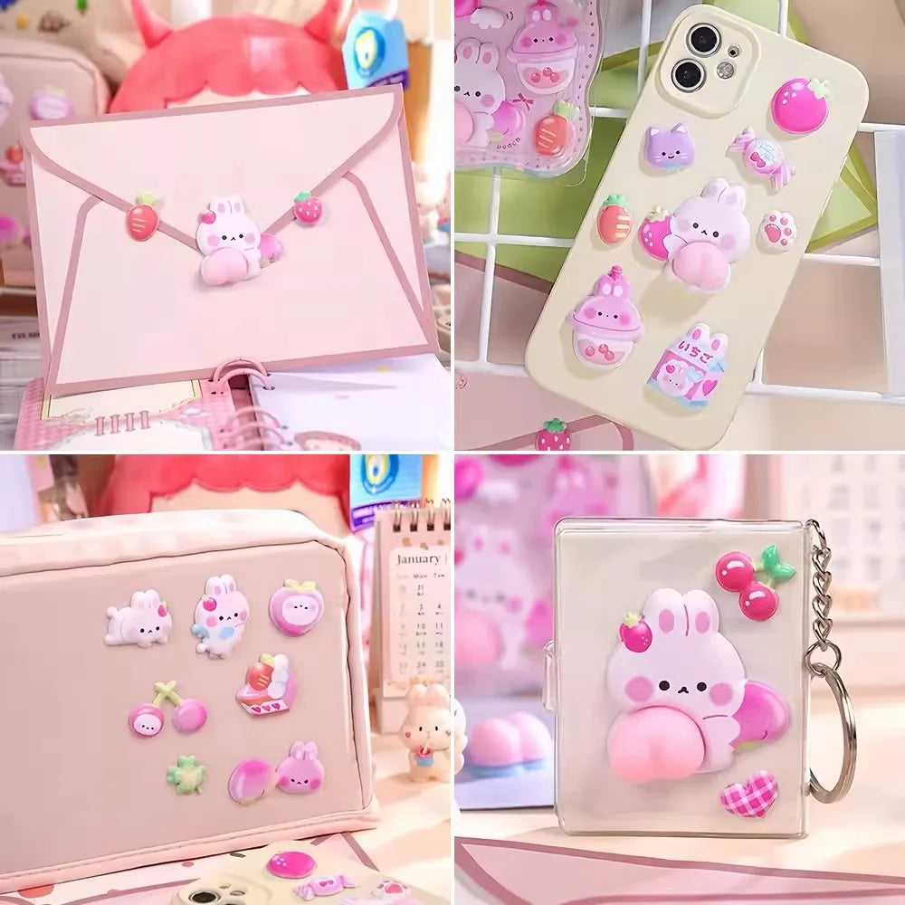 3D Puffy Cartoon Stickers