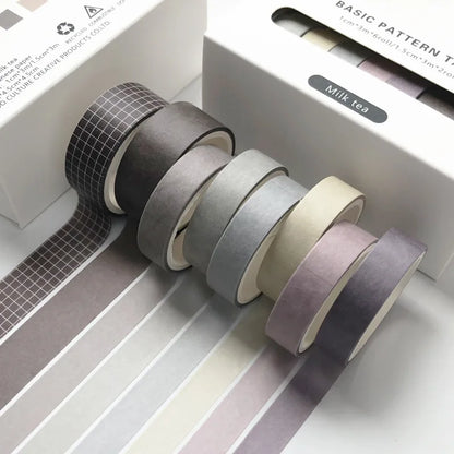 Solid Colour Washi Tape Set
