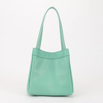 Custom Name Suede Leather Shoulder Bag with Top Handle