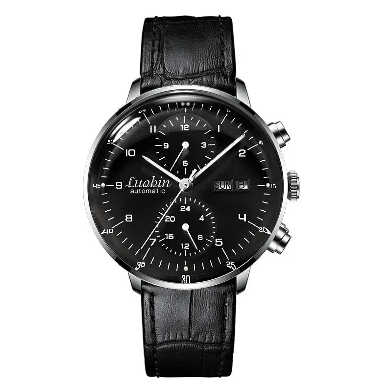 Men's Automatic Mechanical Stainless Steel Business Watch