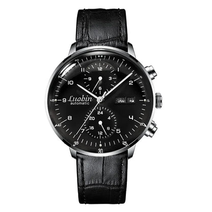 Men's Automatic Mechanical Stainless Steel Business Watch