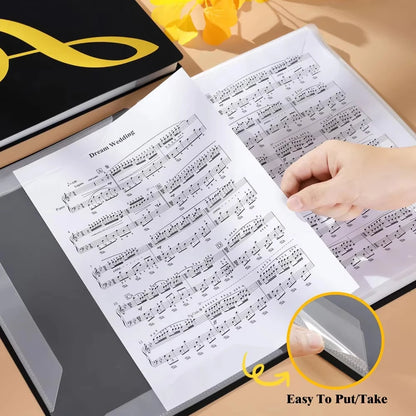 A4 Sheet Music Binder Folder