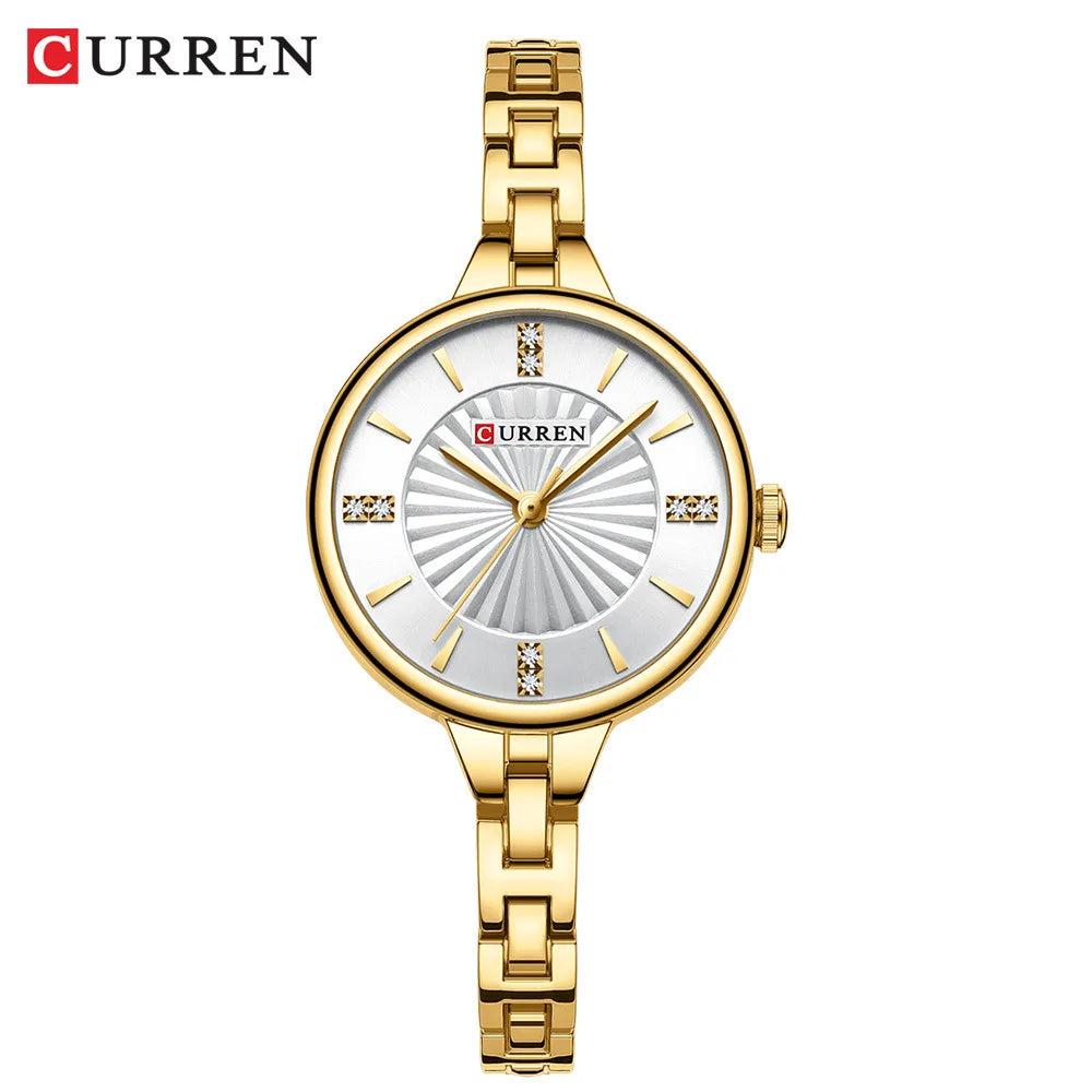 CURREN 9097 Women's Stainless Steel Quartz Fashion Watch