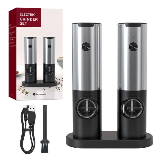 USB Rechargeable Automatic Salt & Pepper Grinder