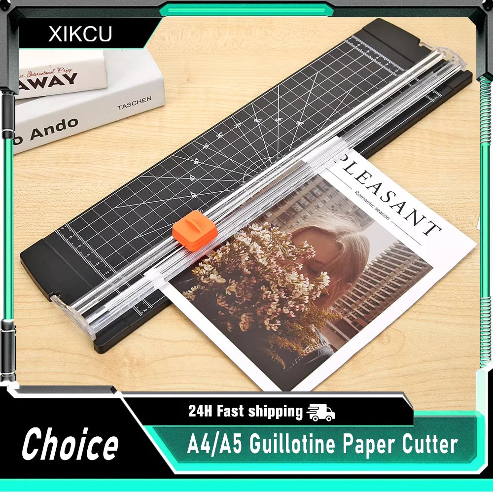 A4 & A5 Guillotine Paper Cutter with Safety Blade