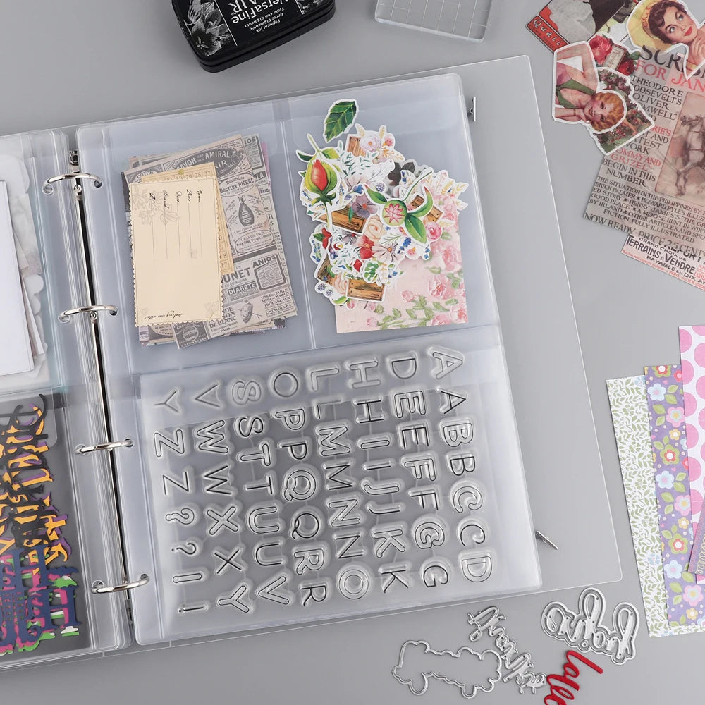 A4 Die Storage Book Binder For Stamps