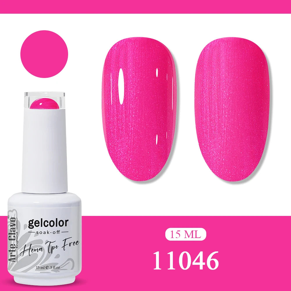 Arte Clavo Orange Gel Nail Polish