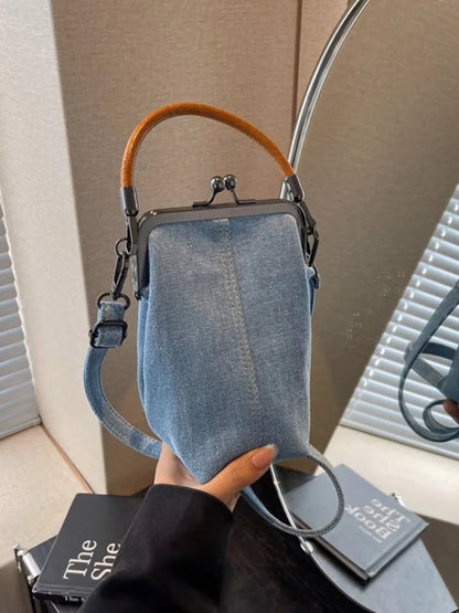 Women’s Denim Phone Crossbody Bag