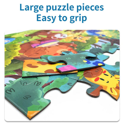 36pcs Carrying Jigsaw Puzzle