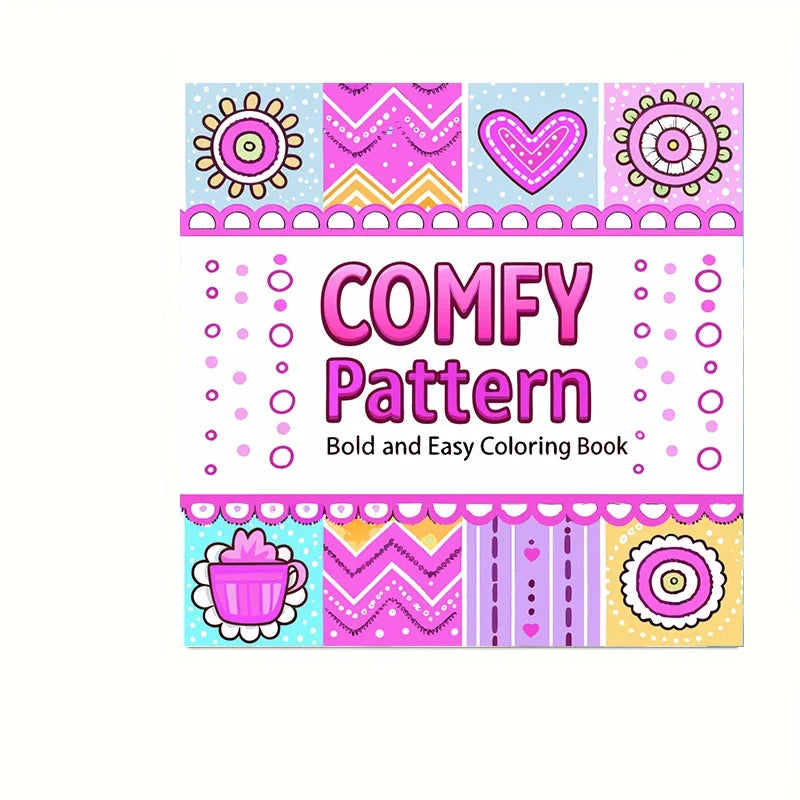 Cute & Simple Adult Colouring Book