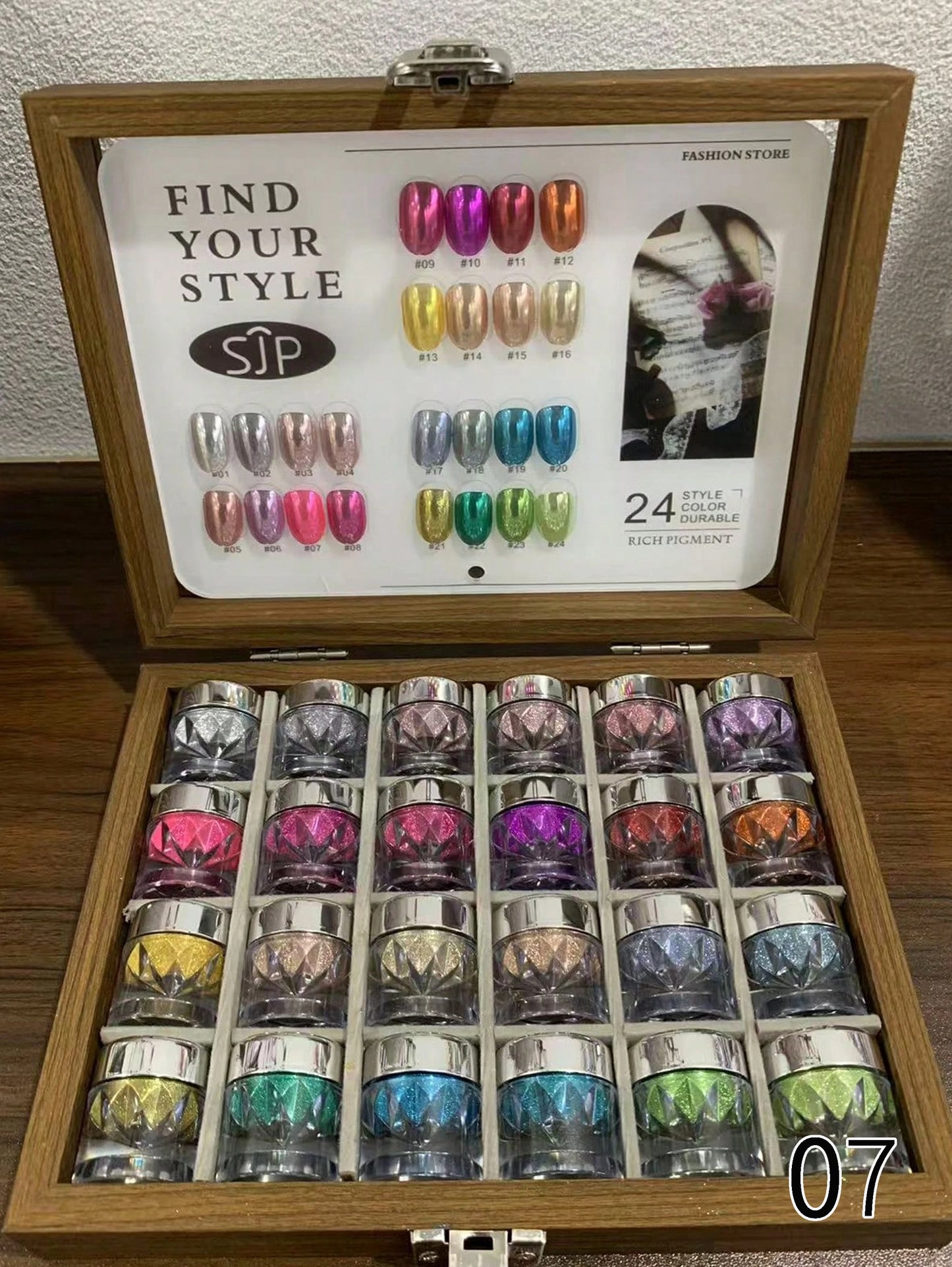 Color Moonlight Magic Mirror Nail Powder Set