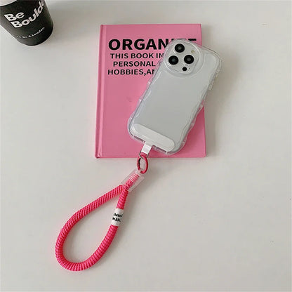 Stylish Braided Phone Lanyard Strap with Wrist Loop