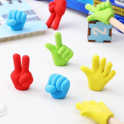 Cute Rubber Pencil Top Erasers for School, Drawing & Rewards