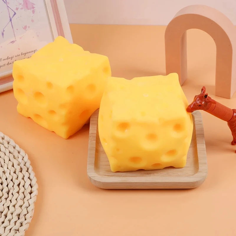 Giant Cheese Squeeze Toy