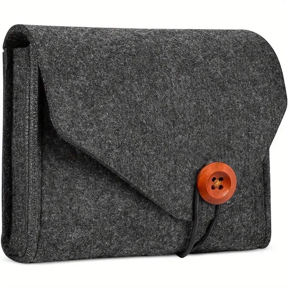 Felt Electronics Organizer Pouch