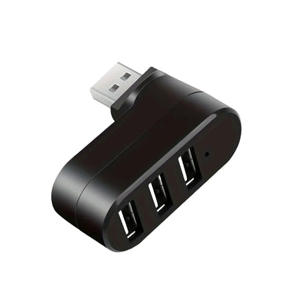 Compact 180° Rotating USB 3.0 Splitter for Laptops & PCs