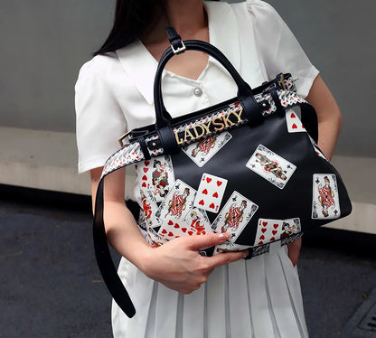 Jungle Print Large Capacity Crossbody Handbag
