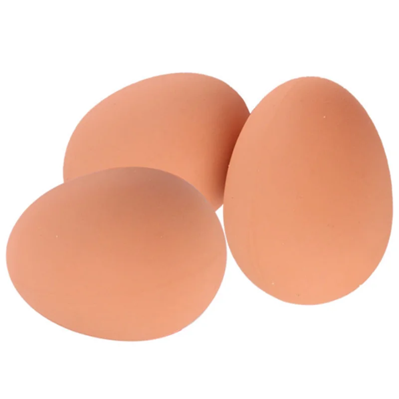 Realistic Rubber Bouncing Fake Eggs Toy Set