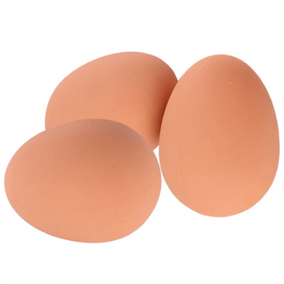 Realistic Rubber Bouncing Fake Eggs Toy Set