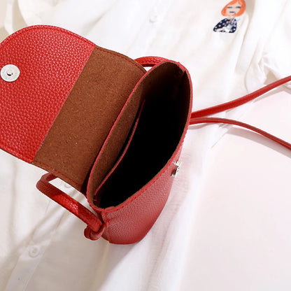 PU Leather Flap Crossbody Phone Bag