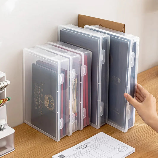 Transparent Document Organizer Storage Box