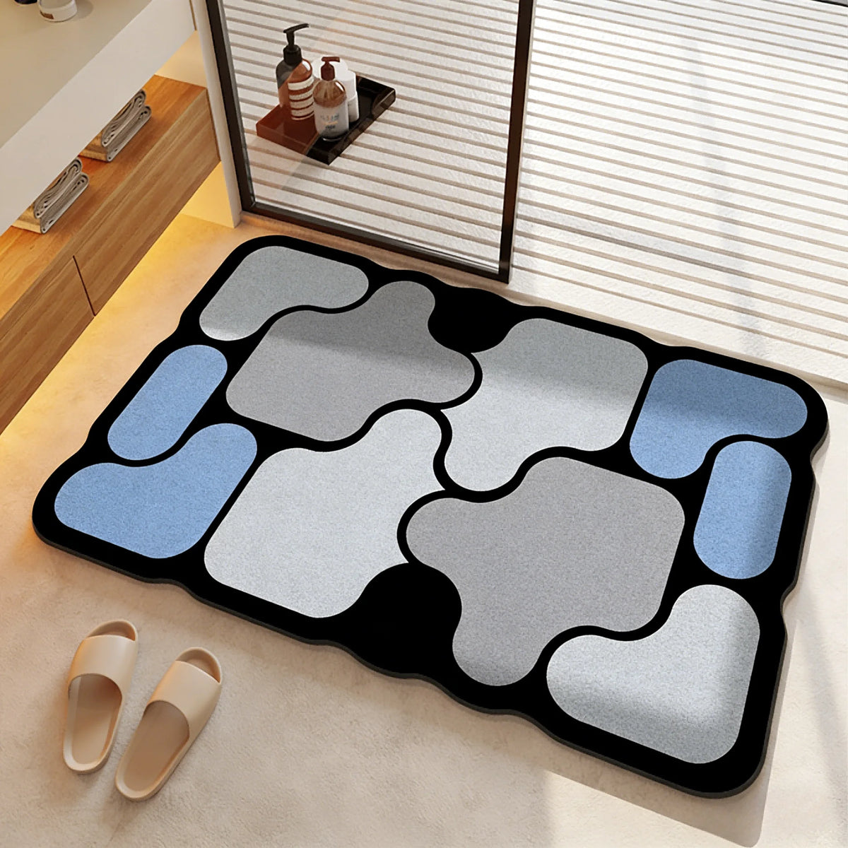 Diatomaceous Earth Bathroom Mat