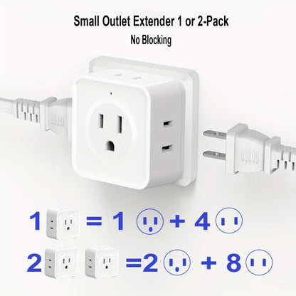 5-Way Wall Outlet Extender