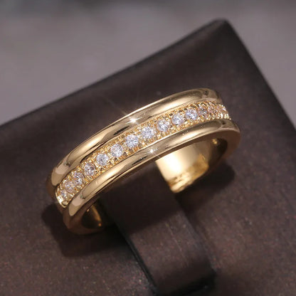 Cubic Zirconia Eternity Band Ring