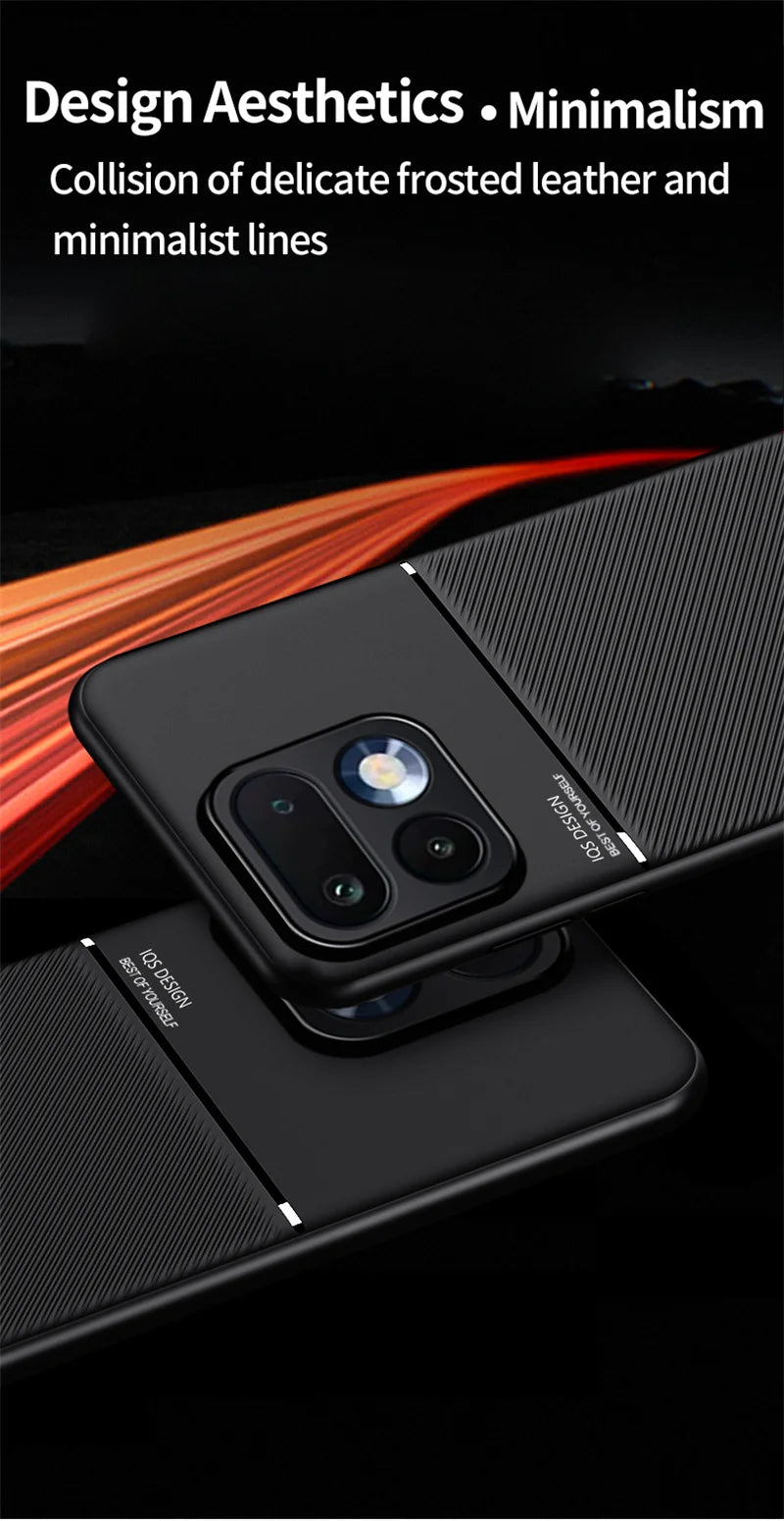 Magnetic PU Leather Shockproof Phone Case