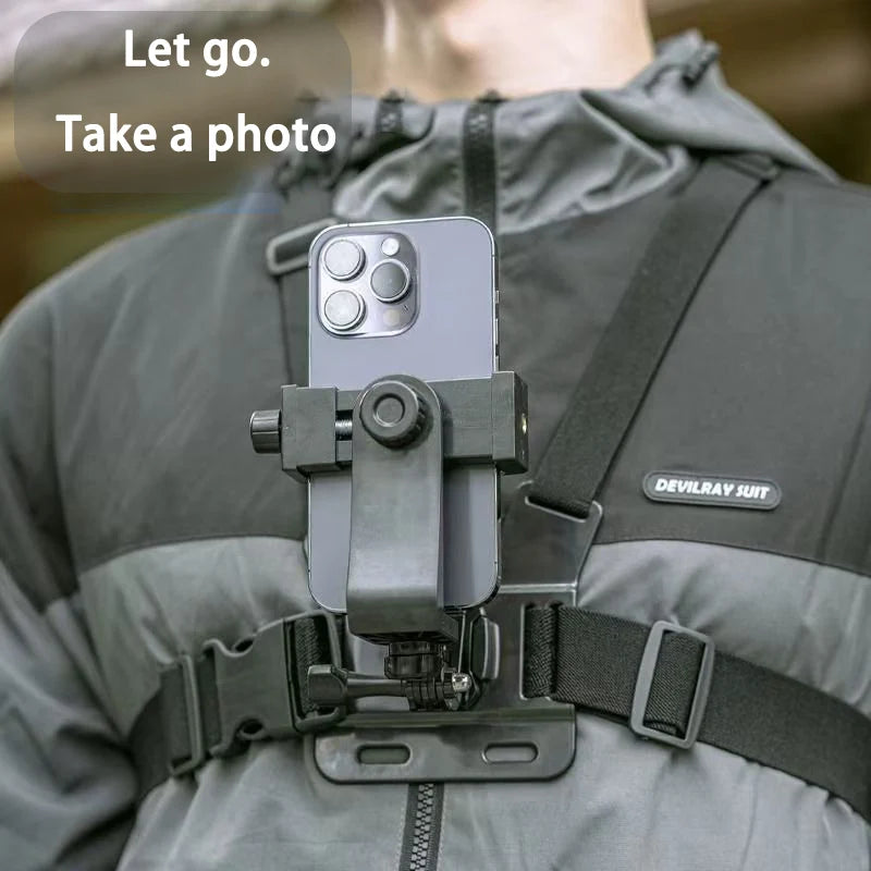 Adjustable Chest Mount for Action Cameras & Phones