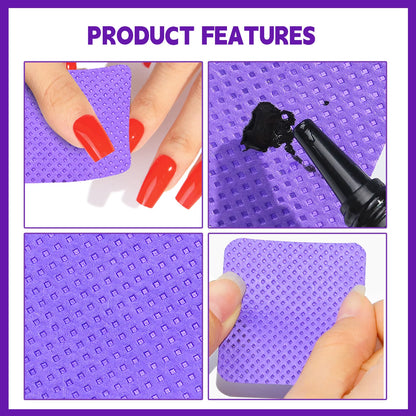 Lint-Free Nail Polish Remover Wipes