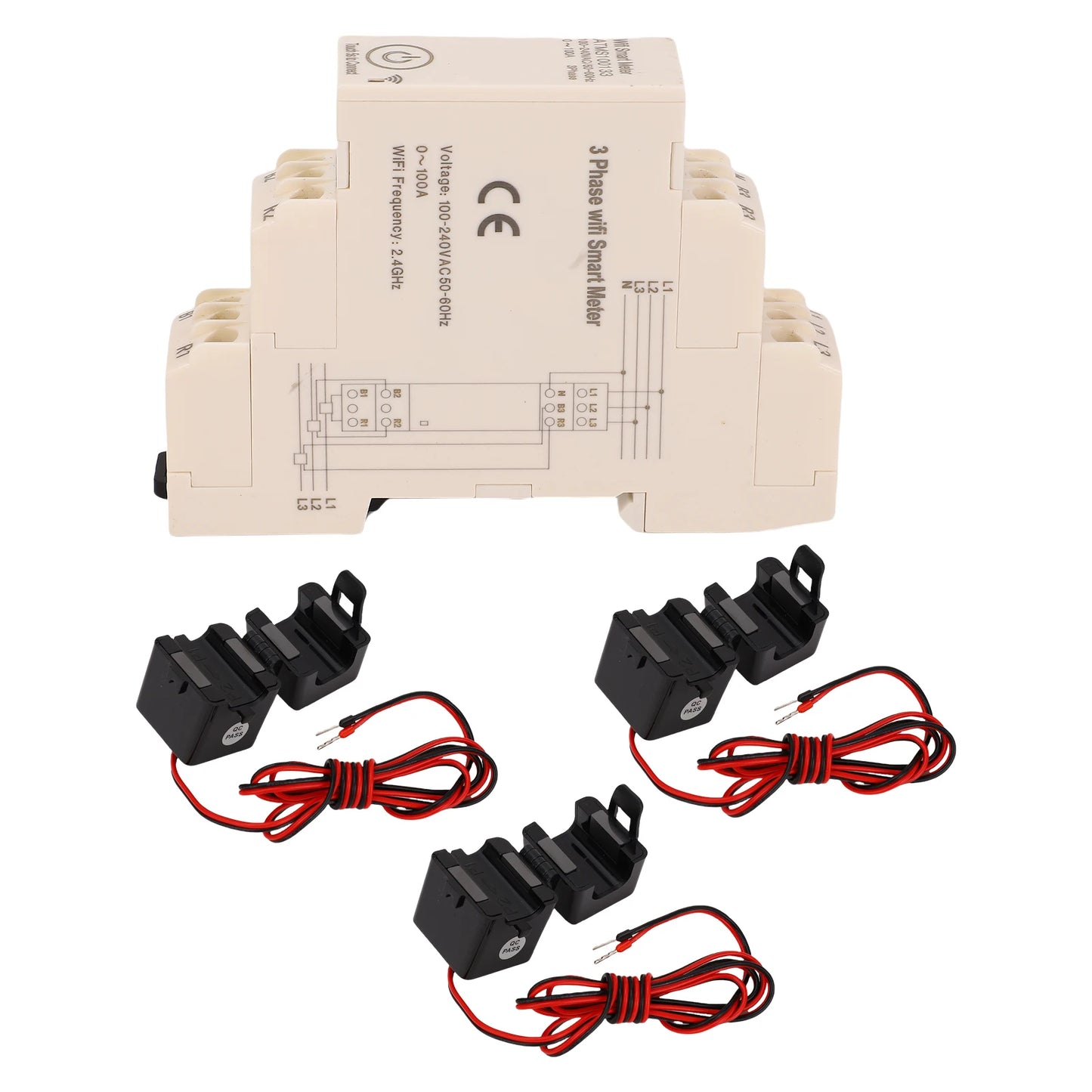 Smart WiFi 3 Phase Energy Meter with APP Monitoring