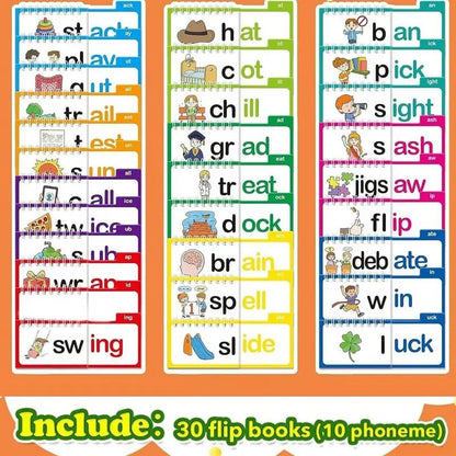 30 Books Set Read & Rhyme Word Family Learning Books