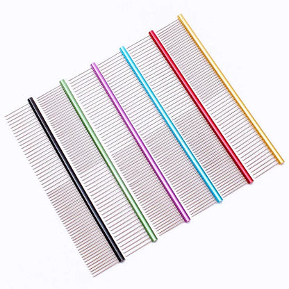 Stainless Steel Pet Grooming Comb for Dogs & Cats