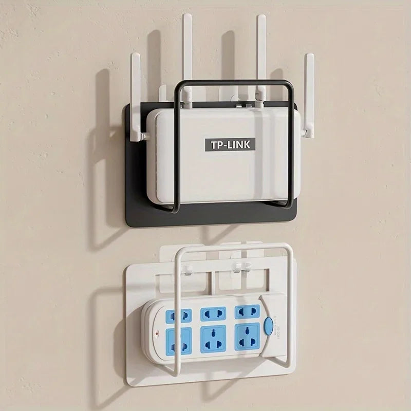 Wall-Mounted WiFi Router Shelf