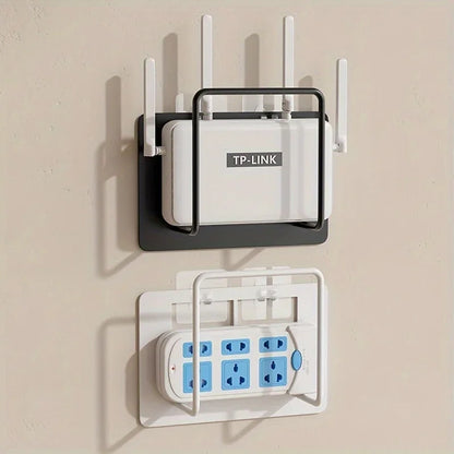 Wall-Mounted WiFi Router Shelf