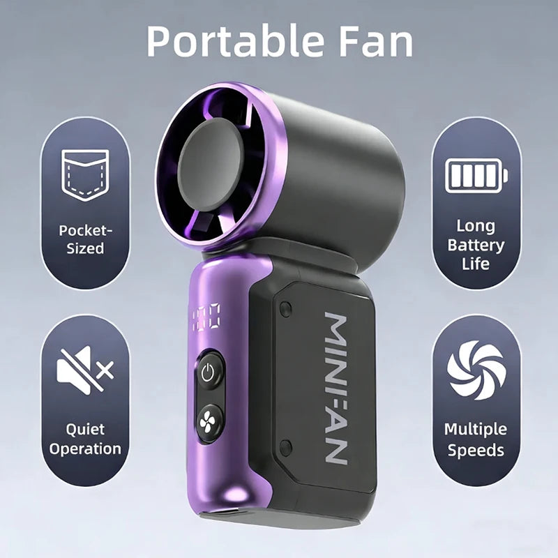 Mini USB Rechargeable Handheld Fan