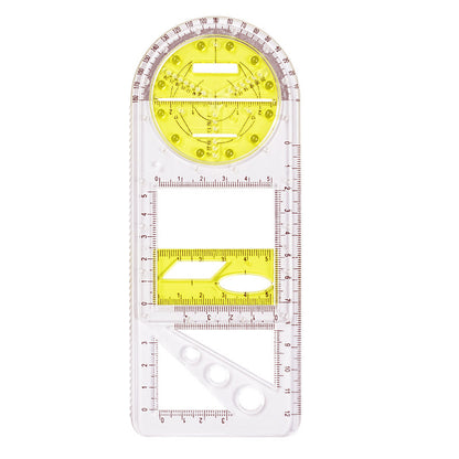 Multifunctional Geometric Drawing Ruler