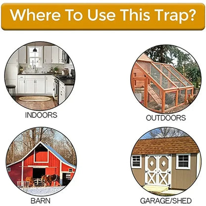 Humane Multi-Catch Bucket Mouse Trap