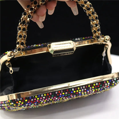 Luxury Rhinestone Evening Clutch Bag