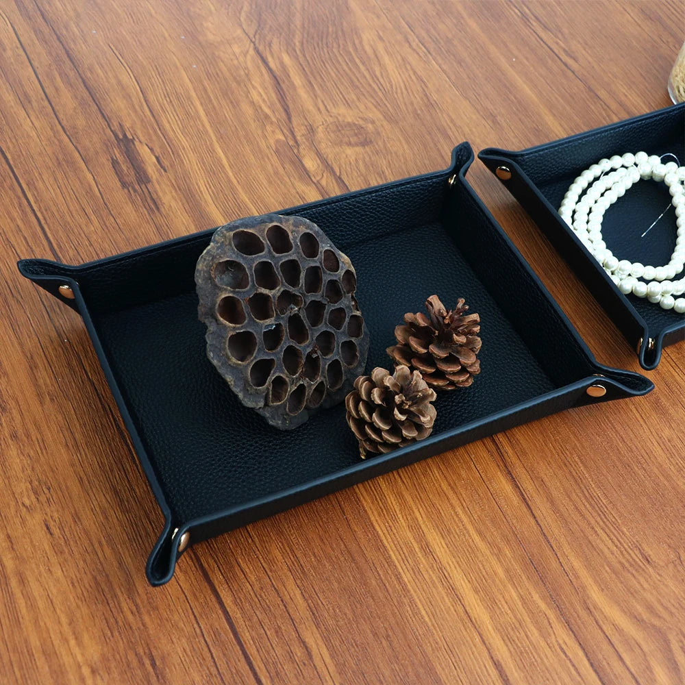 Personalised PU Leather Catchall Tray