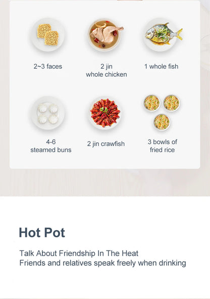 Compact Electric Rice Cooker & Food Steamer