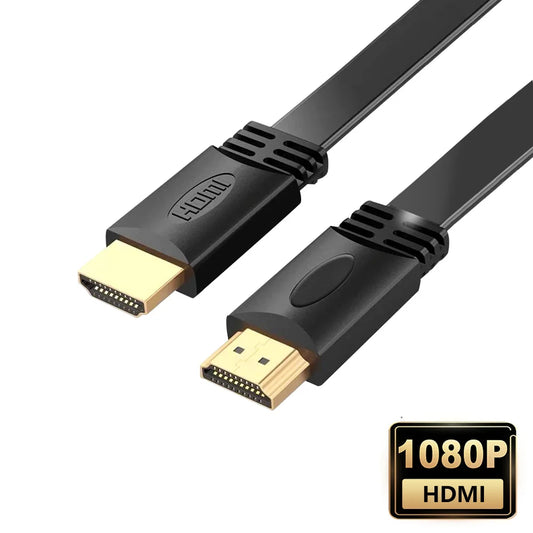 HDMI 1.4 Flat Cable – Gold Plated High-Speed HDMI Lead