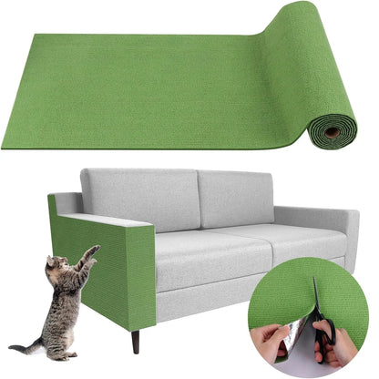 Self-Adhesive Cat Scratcher Sofa Protector Mat