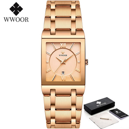 WWOOR Brand Luxury Gold Bracelet for Men