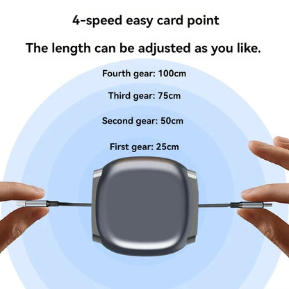100W 6A Retractable USB-C Fast Charging Cable