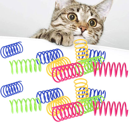 Cat Spring Toys – Colorful Interactive Coil Toys for Kittens