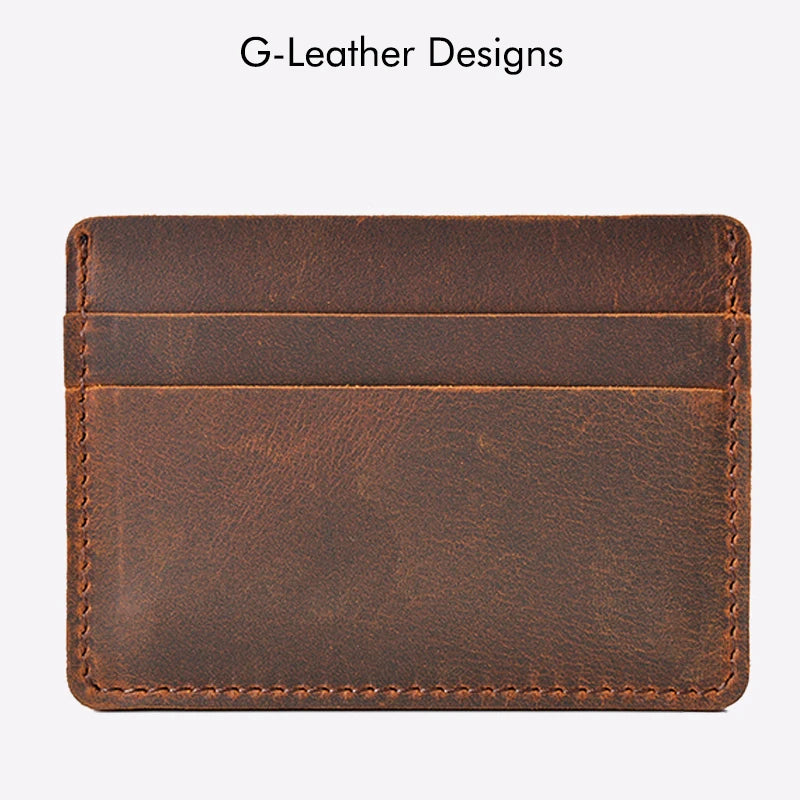 Genuine Leather Men Card Holder Case